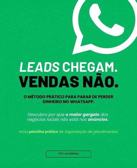 Livro Leads Chegam, Vendas Não de Oto Alvarenga